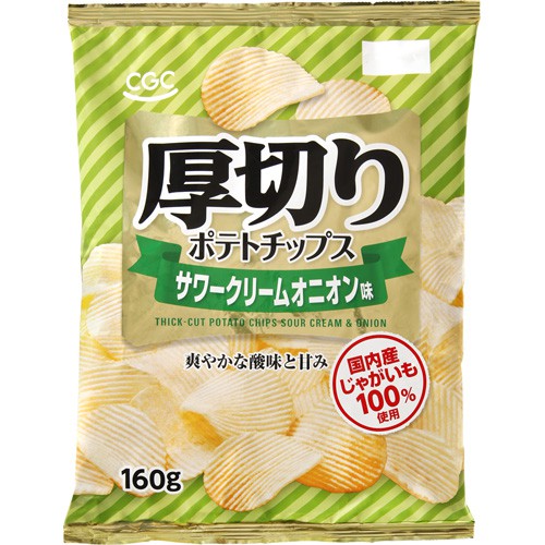 ＣＧＣ 厚切りポテトチップス サワークリームオニオン味