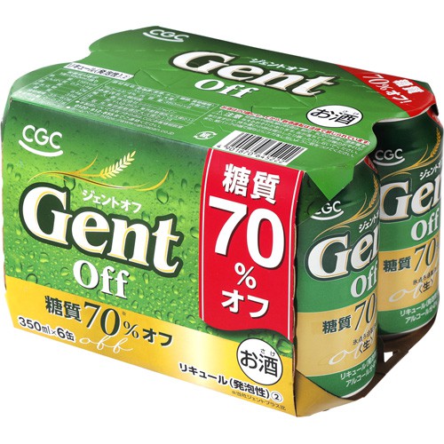 ＣＧＣ ジェント糖質７０％オフ ３５０ml×６缶