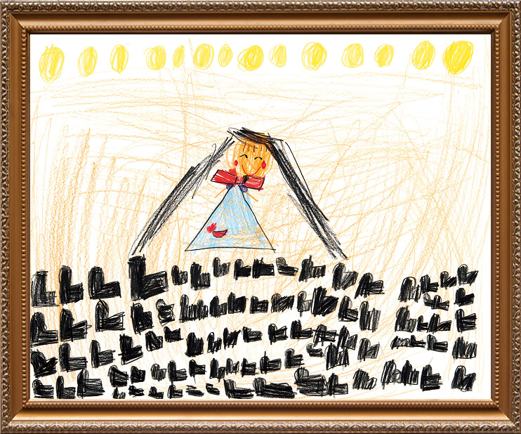 幼児の部「歌手になりたいな」