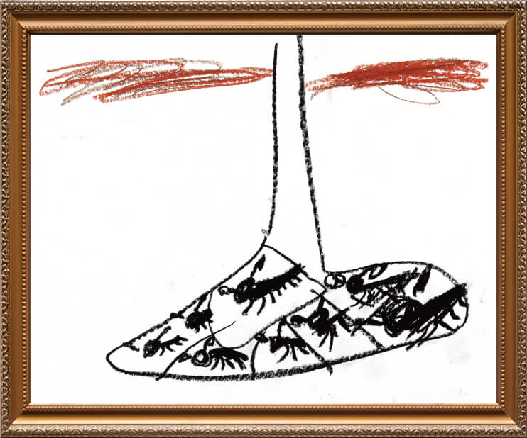 幼児の部「ぼくのすきなこと『アリさがし』」