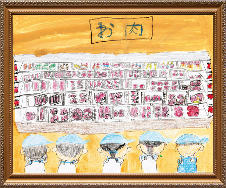 小学校中学年(3・4年生)の部「上と横のかがみのくふうと、シールのくふう」