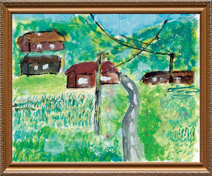 小学校高学年(5・6年生)の部「田舎道」