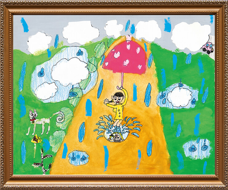 小学校中学年(3・4年生)の部「雨の子」